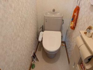 ウォシュレットの袖操作が奥の掃除に手間がかかります。